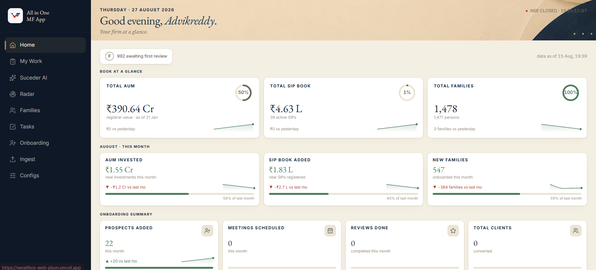 All-in-One Mutual Funds App